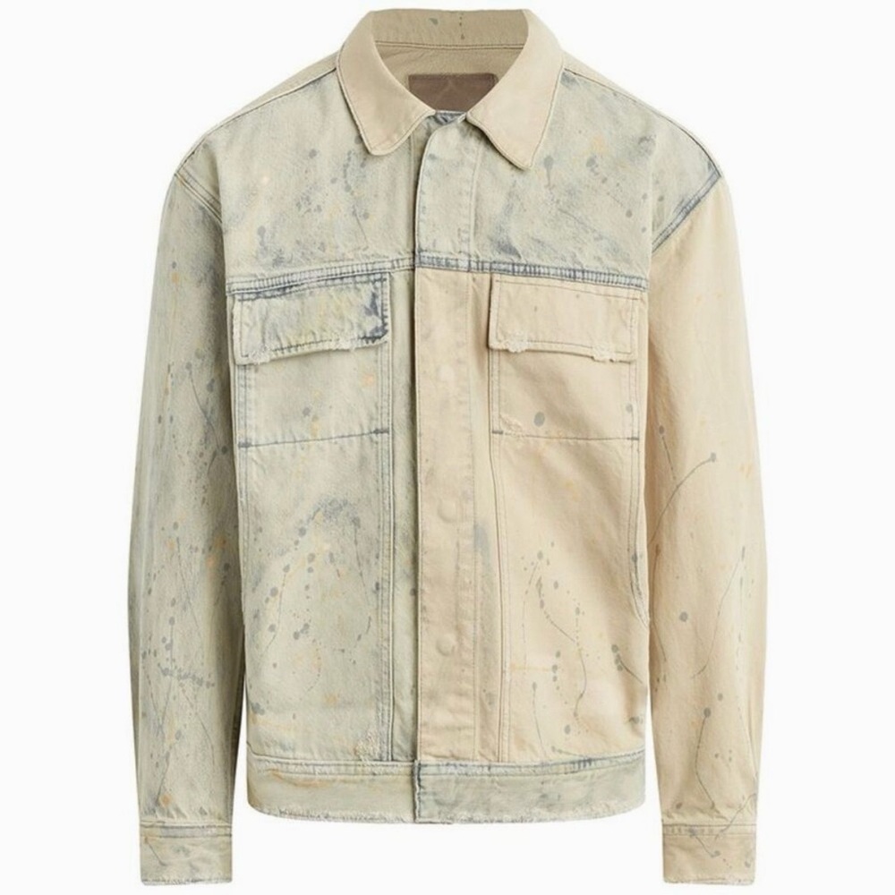 Hudson Jeans Los Angeles Boxy Denim Trucker Men’s Jacket Size XL